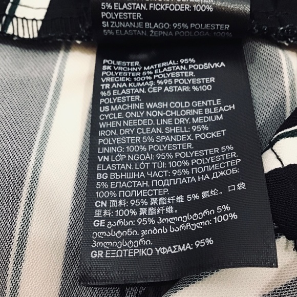 H&M | Striped Paper Bag Trouser Pants | 14 - Picture 13 of 16